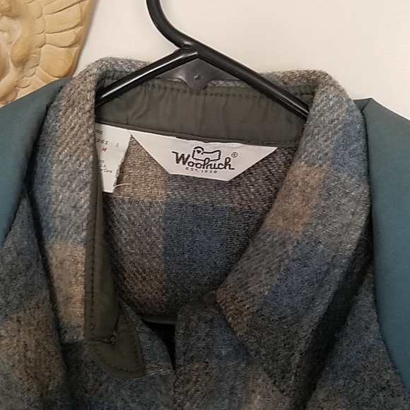 VINTAGE WOOLRICH 2 IN 1 VEST FLANNEL SIZE M - Picture 2 of 4